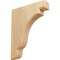 Ekena Millwork 1 3/4"W x 7 1/4"D x 9 1/2"H Bedford Wood Bracket, Red Oak BKTW02X07X10BERO - alternate 1